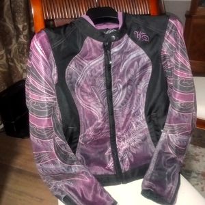 Harley Davidson Women's Medium Purple and Black Riding Gear Supreme Condition